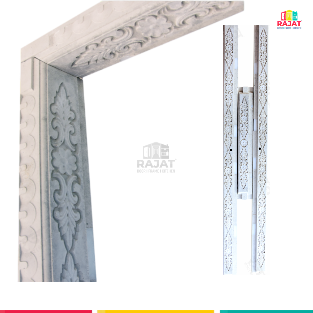 5”- FLOWER DESIGN WHITE
